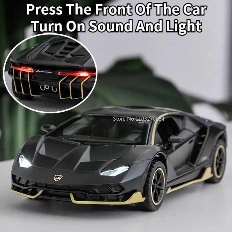1:35 LAMBORGHINI SVJ780 ALLOY DIECAST MODEL - Thumbnail 5