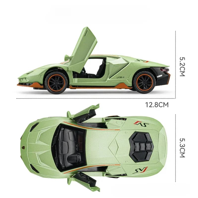 1:35 Lamborghini Svj780 Alloy Diecast Model - Die Cast Cars | High-quality die-cast toy model | TODDY'S TOYS