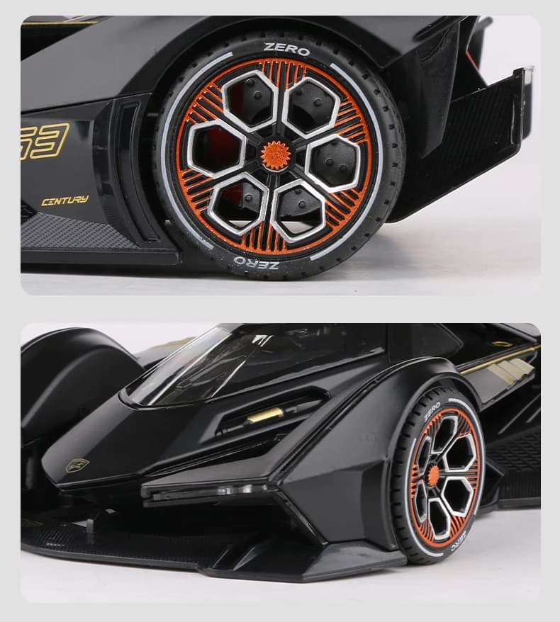 1:22 LAMBORGHINI V12 VISION GRAN TURISMO ALLOY DIECAST MODEL - Thumbnail 3