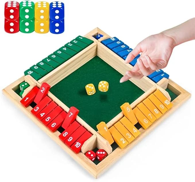 Shut The Box Game - Educational Toys | High-quality die-cast toy model | TODDY'S TOYS